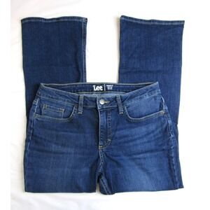 Lee Jeans Regular Fit Boot Leg Mid Rise Women's Size 10P